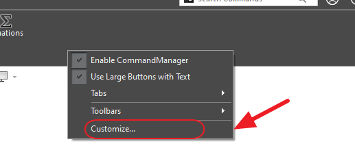 Customize_CommandManager_Solidworks