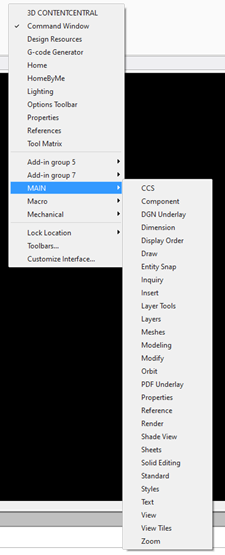 DraftSight_custom toolbar option